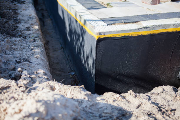 Residential Waterproofing installation at a Eaton Rapids, MI home by SJ Waterproofing Pros